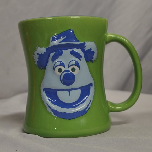 Henson Dining TWO 14 oz mug 3D Fozzie Bear & Animal Muppets Henson (514w) - Picture 9 of 14
